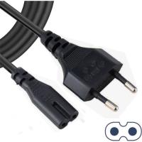 Teyp Elektrik Kablosu Güç Kablosu Notebook Laptop Adaptör 2 Oluklu Çift Girişli 220V